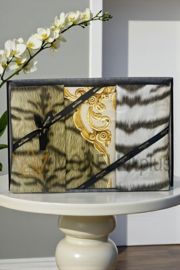 Complete duvet cover TIGER FRAME DCSET Roberto Cavalli