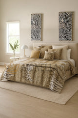 Completo Capa de Edredão Tigre Leopardo DCSET Roberto Cavalli