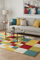 Tappeto Moderno Allegra ABC Vivace