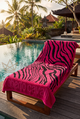Telo Mare Pattern Zebra Roberto Cavalli