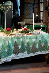 Tovaglia Fairy Trees Tessitura Toscana