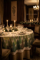 Tovaglia Fairy Trees Tessitura Toscana