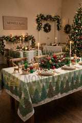 Tovaglia Fairy Trees Tessitura Toscana