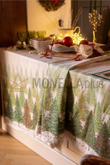 Tovaglia Fairy Trees Tessitura Toscana