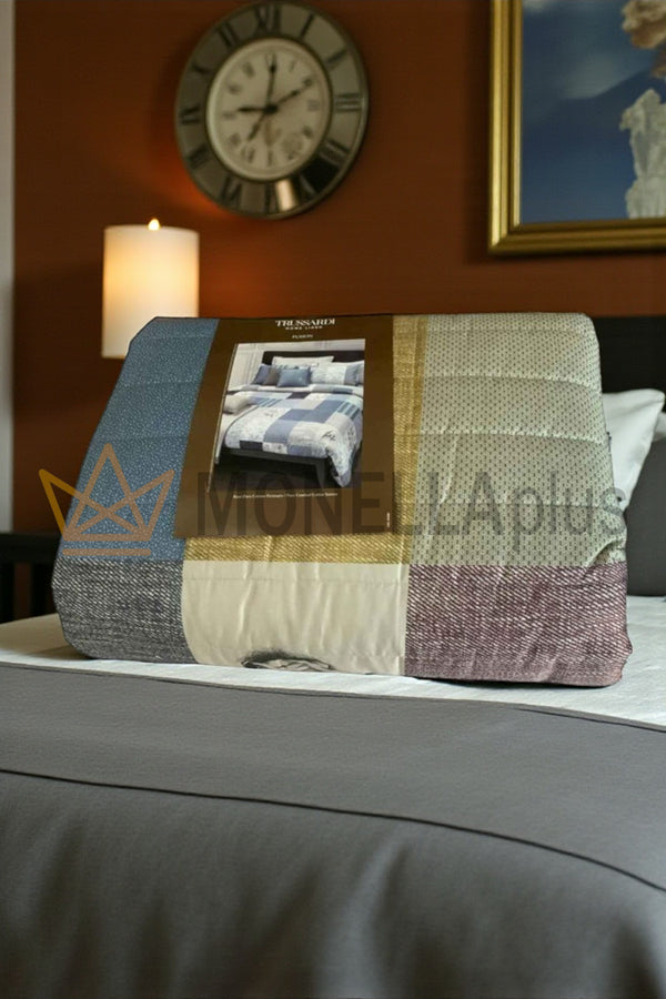 Jogo de roupa de cama com capa de edredon c пододеяльником Fusion Trussardi 2004831