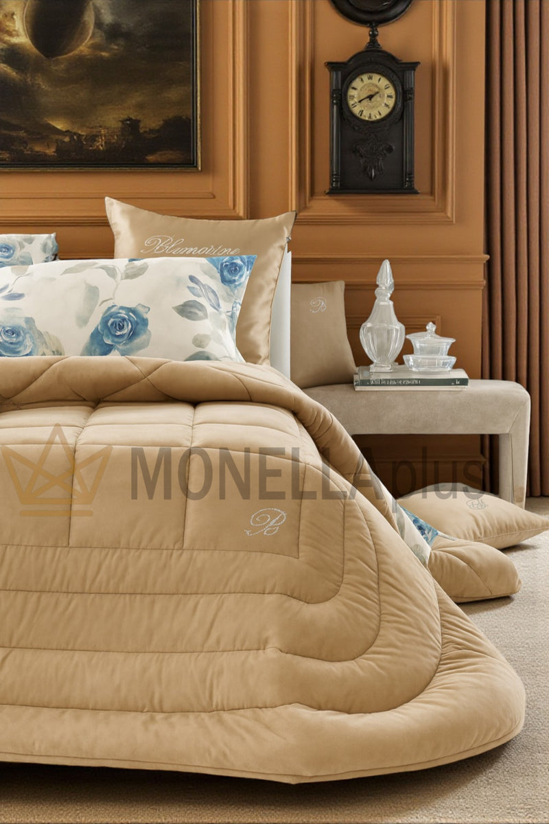 Blue Velvet Blumarine Double Duvet