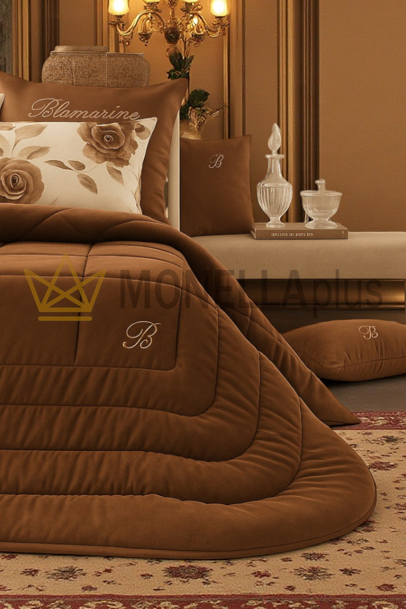 Blue Velvet Blumarine Double Duvet