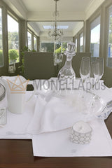 Conjunto Tris centrini Nota Azul Blumarine