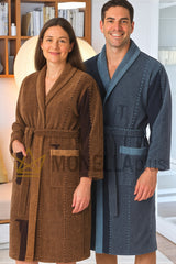 Roupão com gola xale New Tweed Trussardi