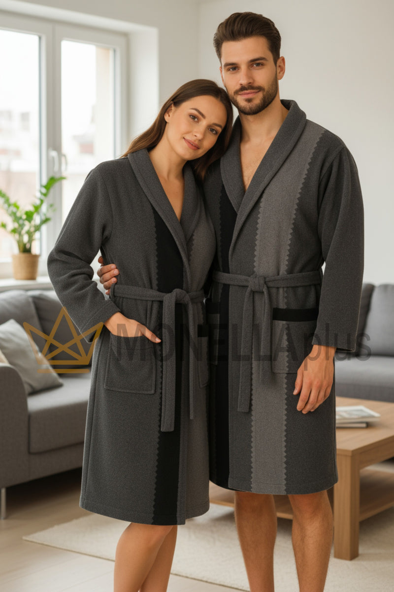 Roupão com gola xale New Tweed Trussardi