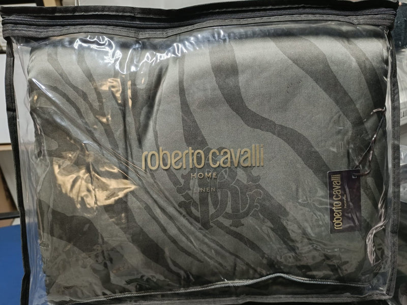 격자 무늬 매크로 지브리지 실크 Roberto Cavalli 86367