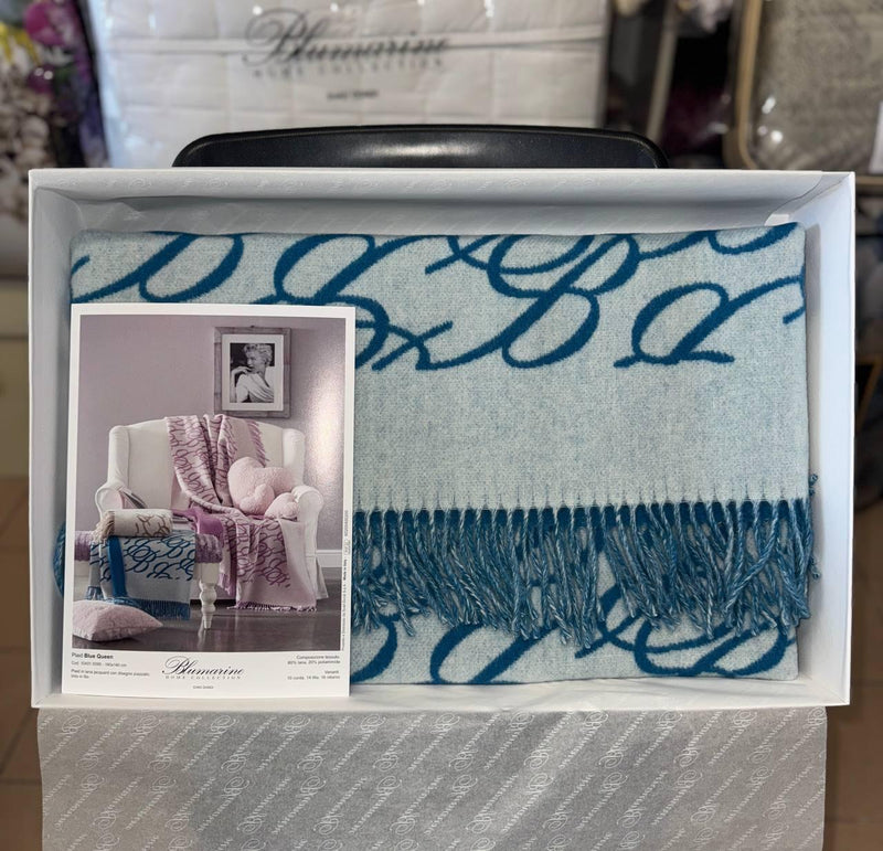 Plaid Blue Queen Blumarine