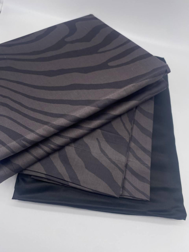 Macro Zebrage Çift Kişilik Nevresim Takımı Roberto Cavalli
