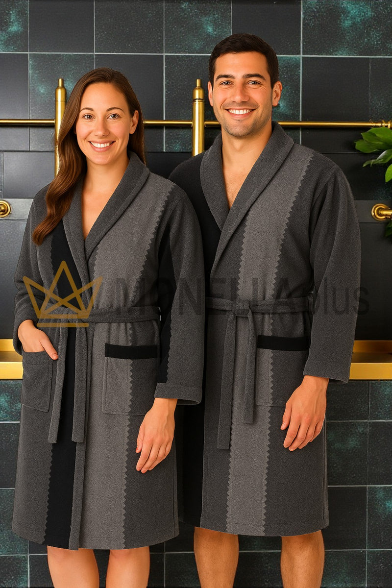 Roupão com gola xale New Tweed Trussardi