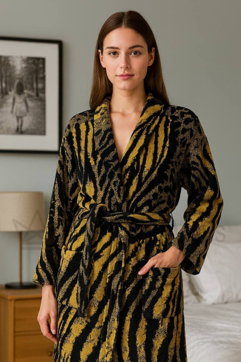 Μπουρνούζι με γιακά σάλι African Zebra Roberto Cavalli 2013757