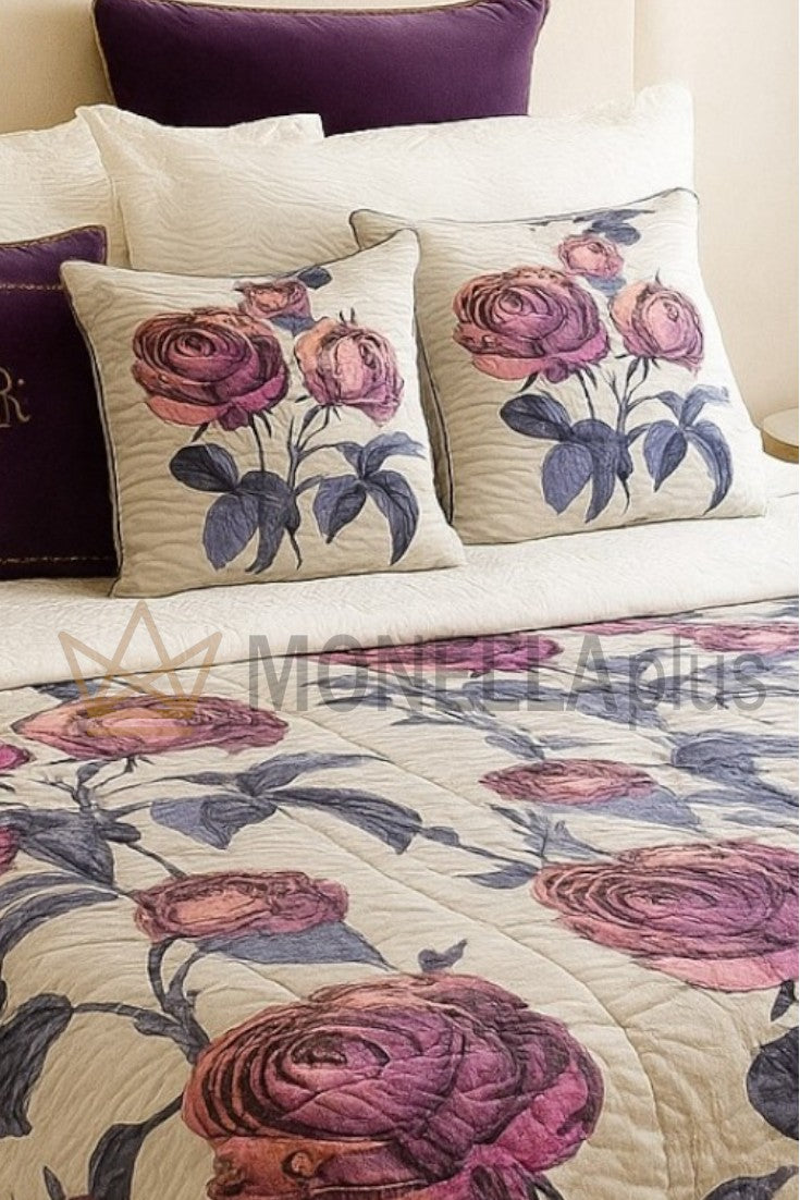 COBERTOR DE CAMA ROSE DECO ROBERTO CAVALLI