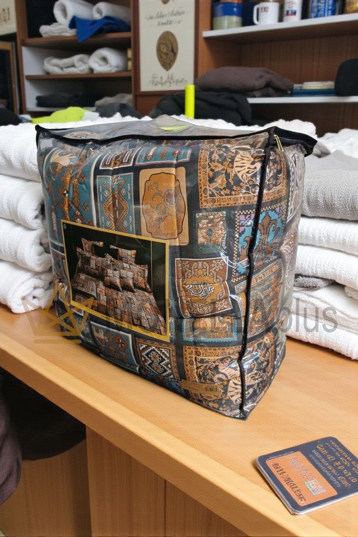 Přikrývka Camel Stamps Roberto Cavalli