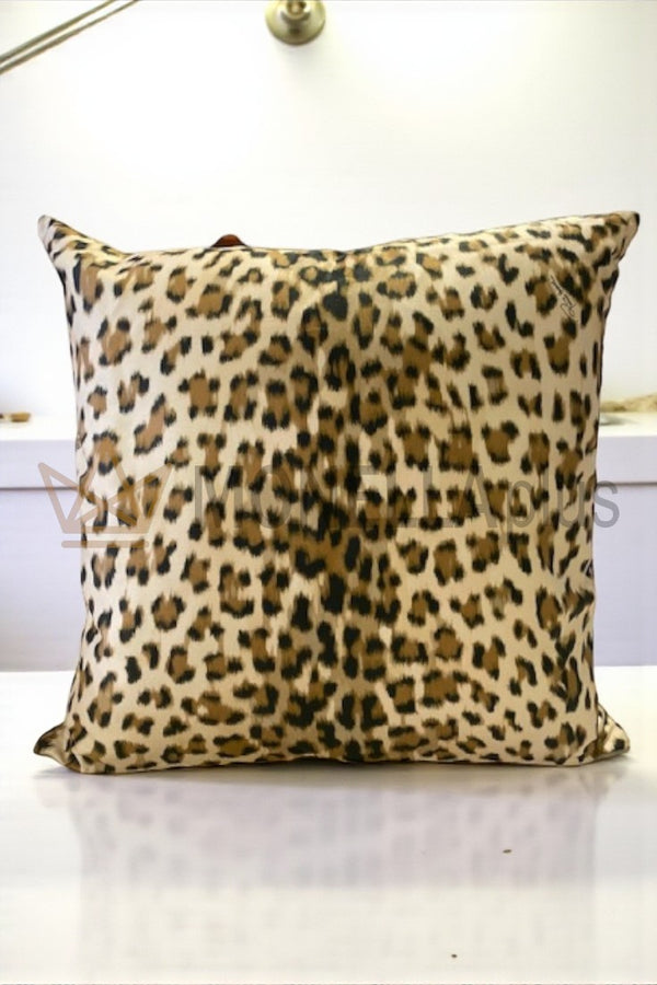 Cuscino arredo Rose Leopard 40x40 SILK Roberto Cavalli