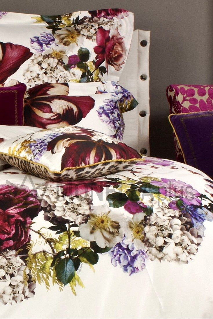 Completo capa de edredão Floris Roberto Cavalli