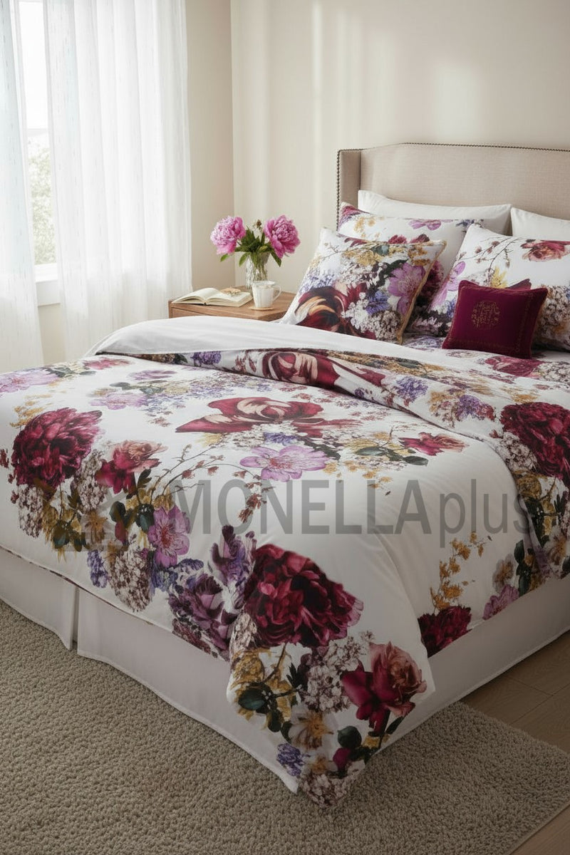 Completo capa de edredão Floris Roberto Cavalli