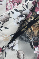 Conjunto completo de capa de edredão flower felix dcset Roberto Cavalli