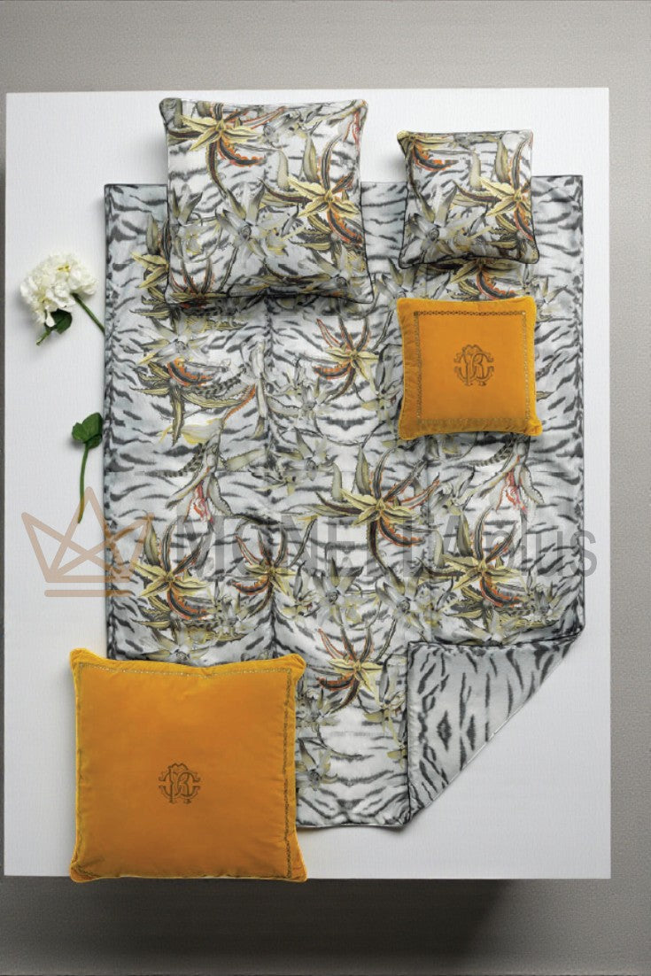 Flowers Tigresse Quilt Roberto Cavalli