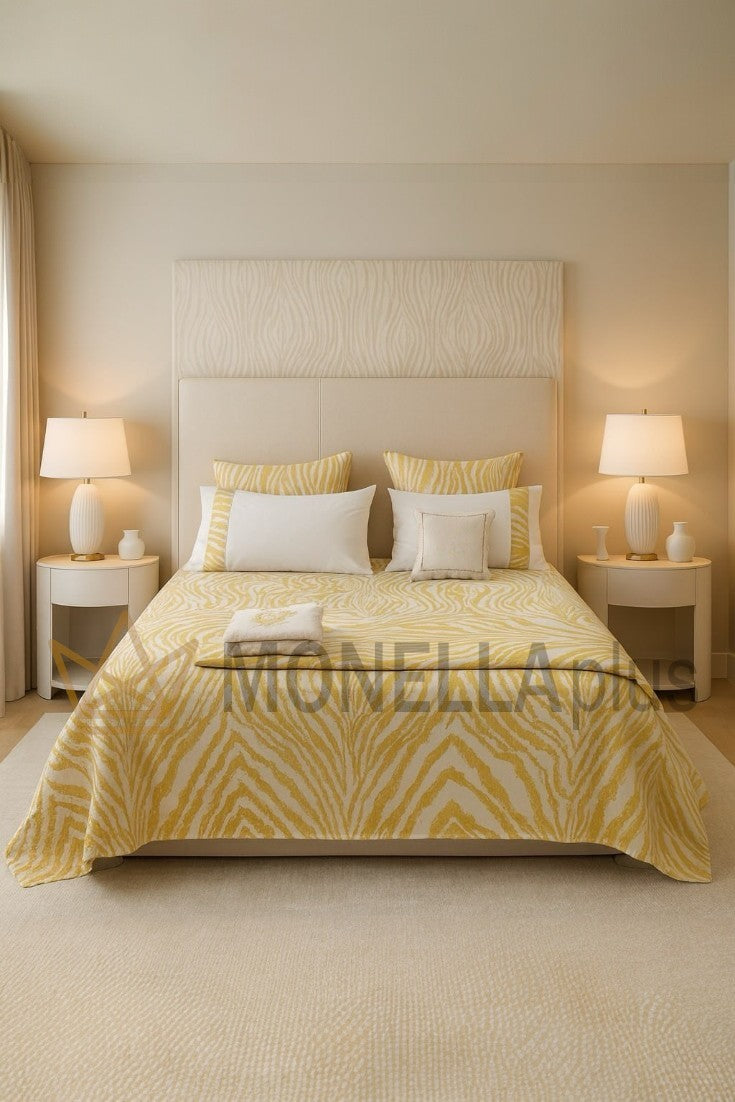 Completo de capa de edredão LIBERDADE DOURADA Roberto Cavalli