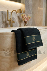 Handtuch-Set 3 Stück Hände Gold Neu