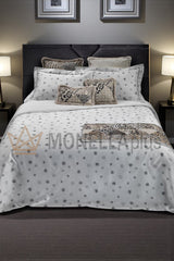 Conjunto completo de capa de edredão Jewel Monogram dcset Roberto Cavalli