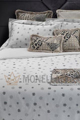 Conjunto completo de capa de edredão Jewel Monogram dcset Roberto Cavalli