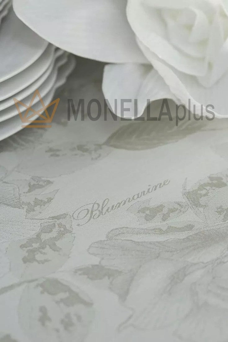 مفرش طاولة ليدي فياندرا 180x300 مع 12 منديل بلومارين