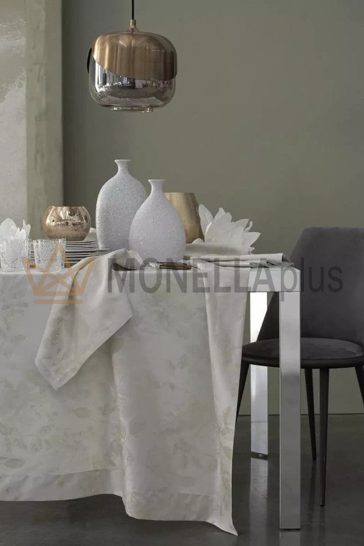 مفرش طاولة ليدي فياندرا 180x300 مع 12 منديل بلومارين