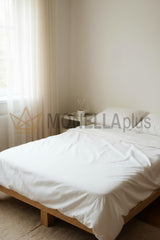 Fitted sheet with corners in satin double bed Blumarine