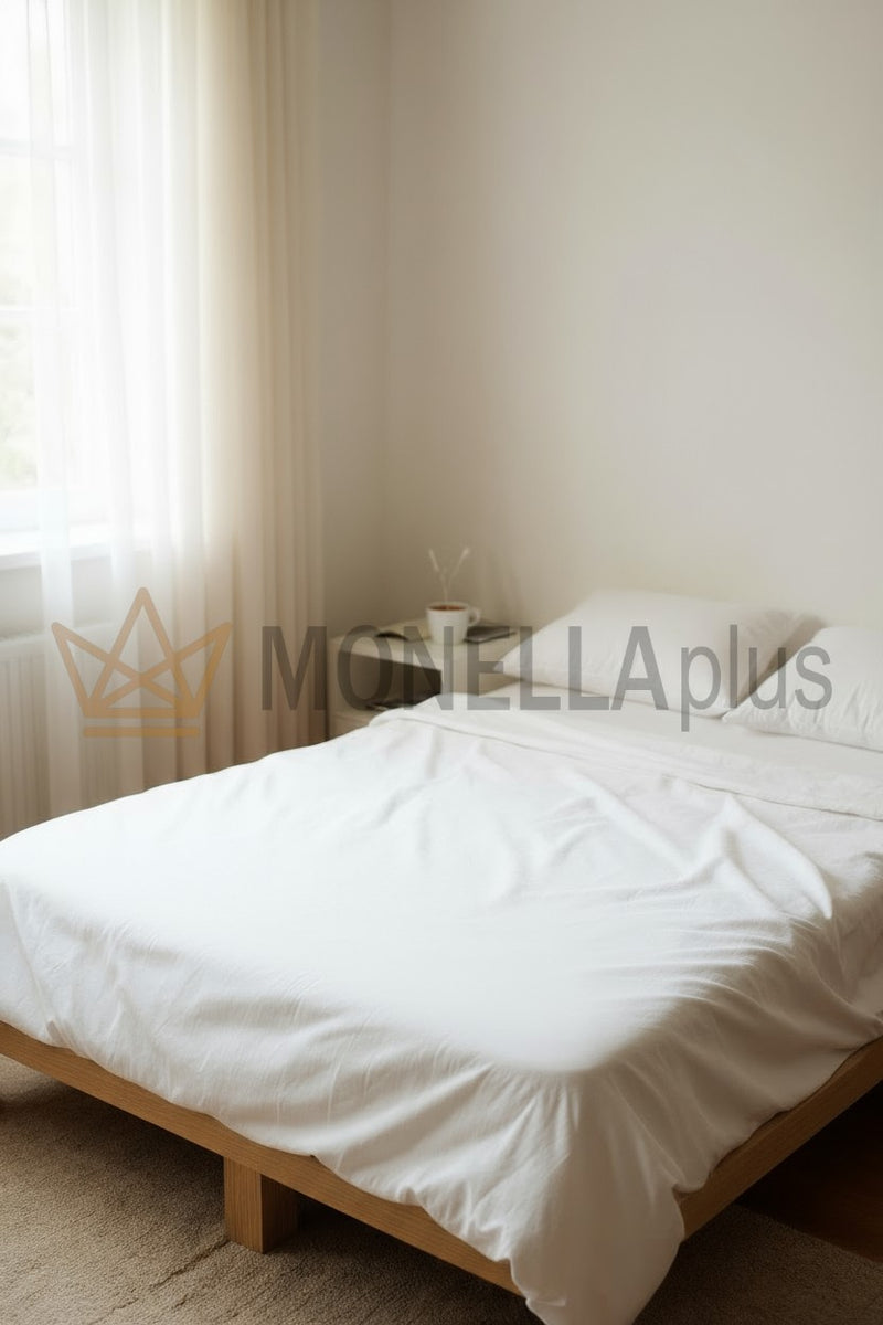 Fitted sheet with corners in satin double bed Blumarine