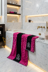 2-piece towel set leo Roberto Cavalli