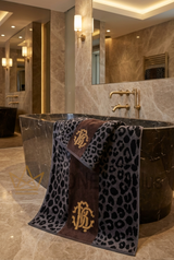 2-piece towel set leo Roberto Cavalli