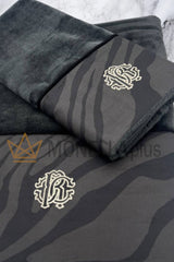 Towel Set 2 Pieces Macro Zebrage Roberto Cavalli