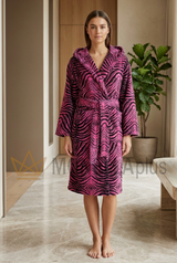 Albornoz con capucha MIRROR ZEBRA ROBERTO CAVALLI