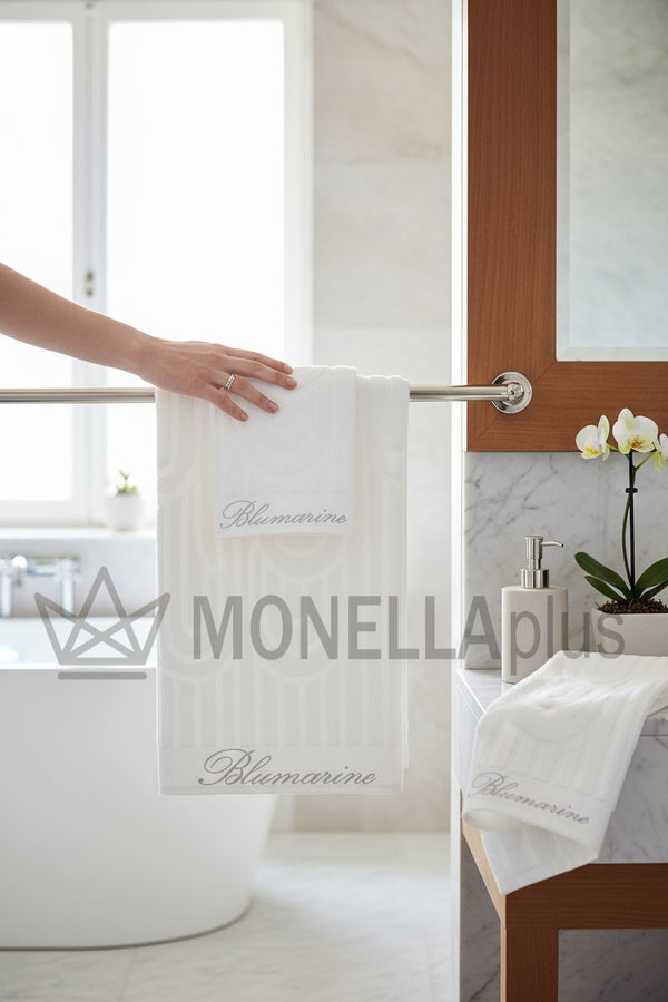 Ensemble de serviettes Monogram Blumarine