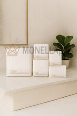 Zestaw ręczników monogram 5 szt. Blumarine