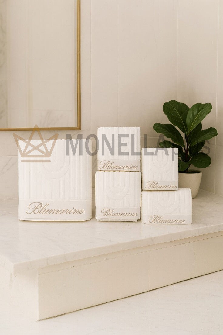 Zestaw ręczników monogram 5 szt. Blumarine