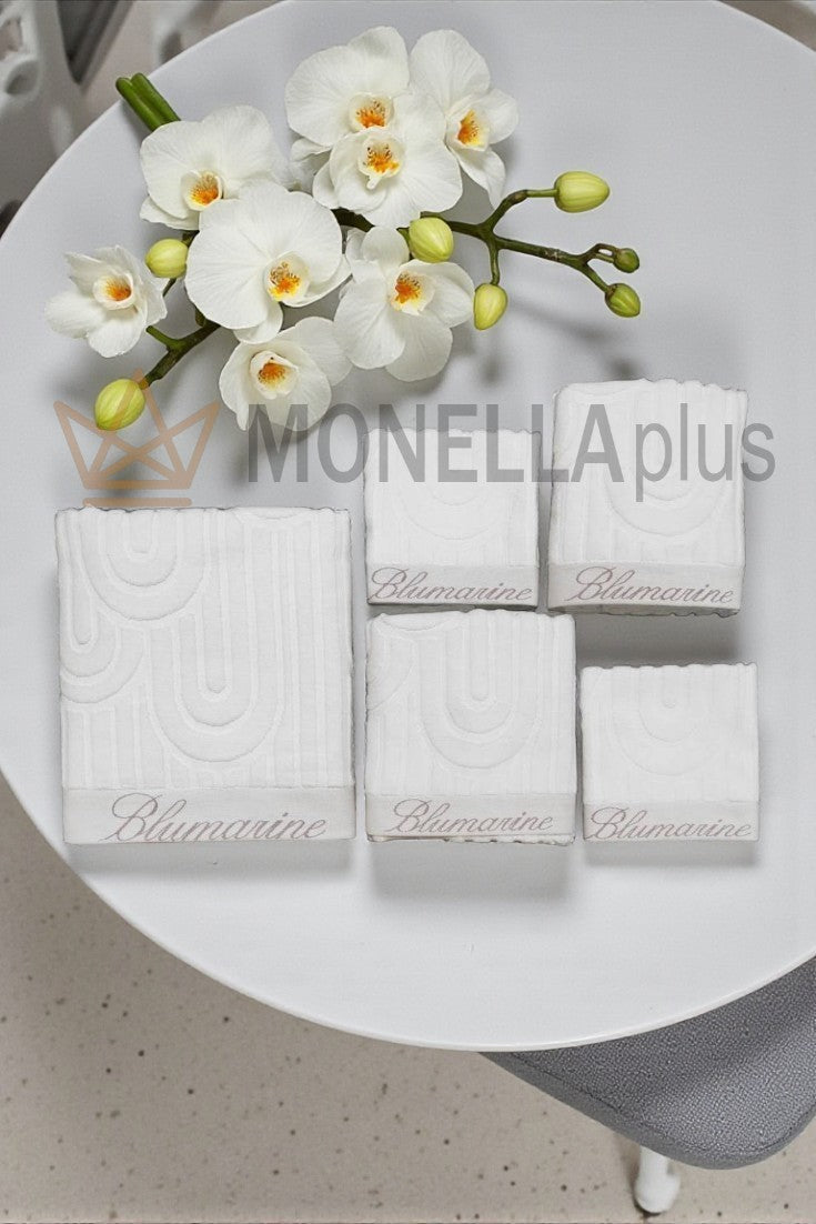 Zestaw ręczników monogram 5 szt. Blumarine