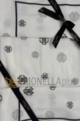 Conjunto completo de capa de edredão Jewel Monogram dcset Roberto Cavalli