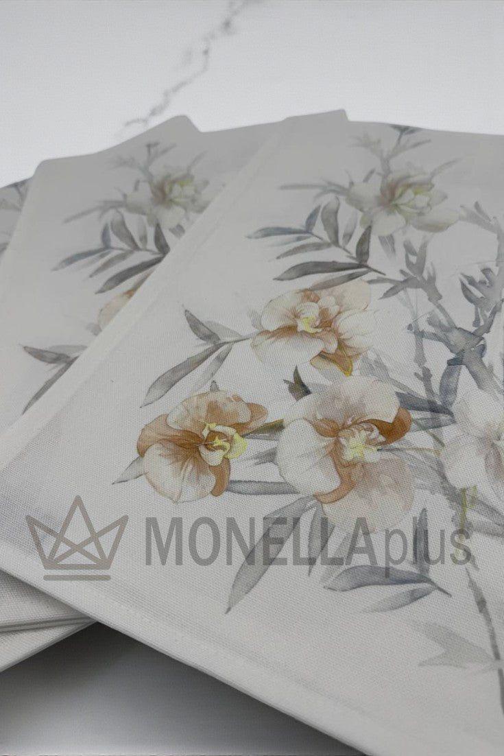 Set of 3 Orchid tea towels 50x70 Blumarine