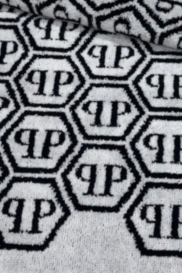 Zestaw 2 sztuk ręczników z wzorem Philipp Plein