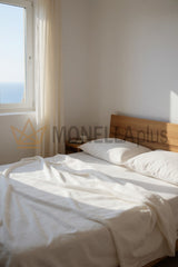 Fitted sheet with corners in satin double bed Blumarine