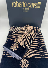 Ręczniki 2 sztuki Lustrzana Zebra <tc>Roberto Cavalli</tc>