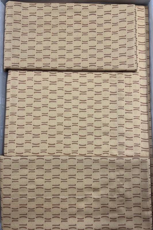 Conjunto de lençol duplo com monograma Alviero Martini