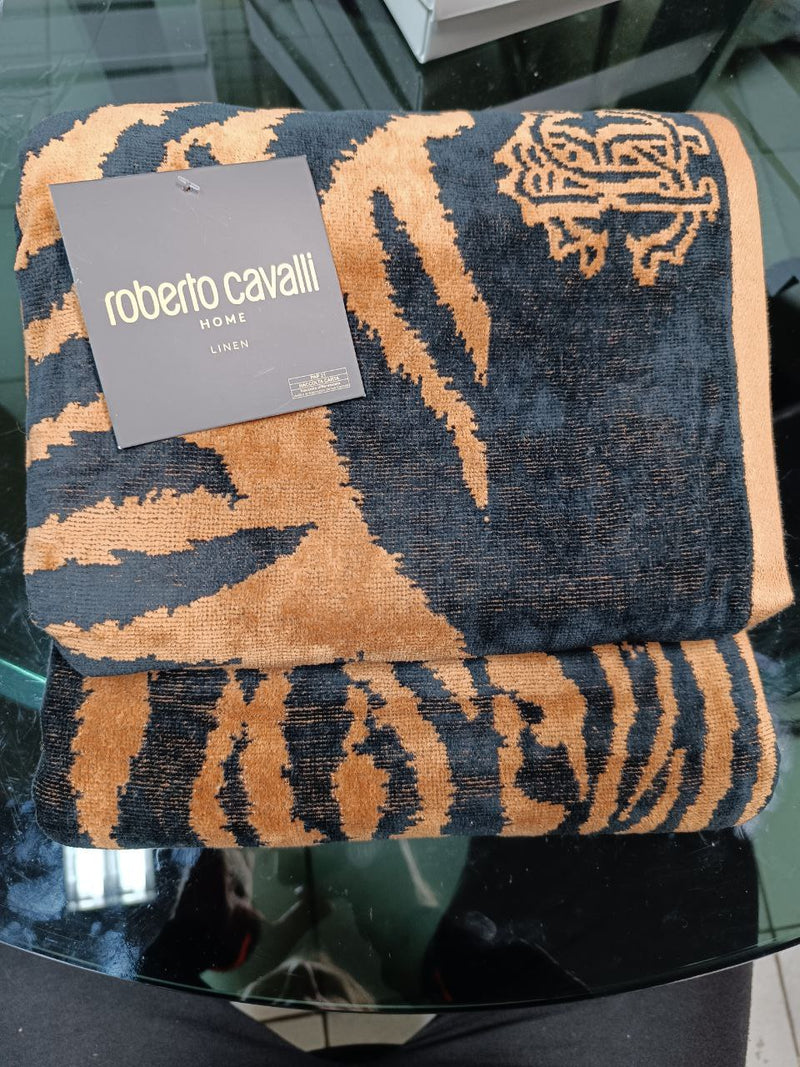 SET DE TOALLAS ZEBRA RC 1+1 Roberto Cavalli