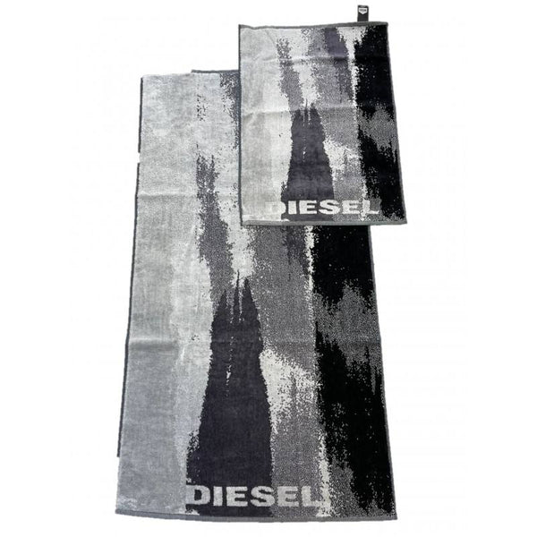 Paar Handtücher in gewaschener Farbe <tc>Diesel</tc>